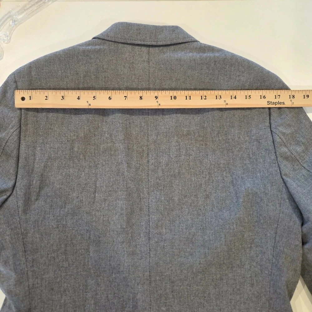Banana Republic Tailored Fit Gray Blazer Sport Coat‎ 38R Emmetex Italian Fabric
